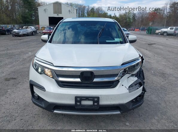 5FNYF6H55NB093109 2022 HONDA PILOT White Widok zestawu wskaźników