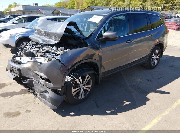 5FNYF6H56JB062011 2018 HONDA PILOT Gray Առջևի ձախ երեք քառորդ տեսարան