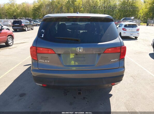 5FNYF6H56JB062011 2018 HONDA PILOT Gray 