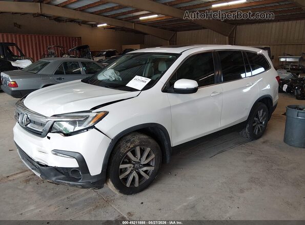 5FNYF6H56LB010221 2020 HONDA PILOT White Передня ліва чверть