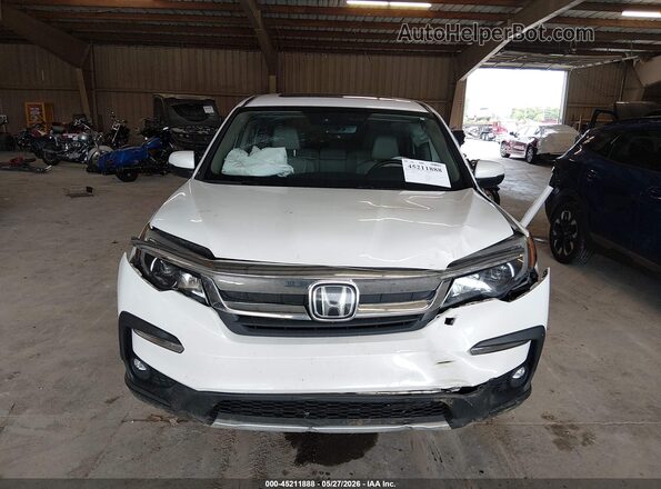 5FNYF6H56LB010221 2020 HONDA PILOT White Вид щитка приладів
