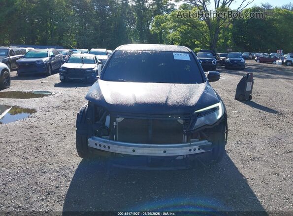 5FNYF6H57HB019081 2017 HONDA PILOT Black Widok zestawu wskaźników