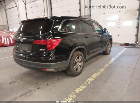 5FNYF6H57HB038732 2017 HONDA PILOT Black Trasero derecho