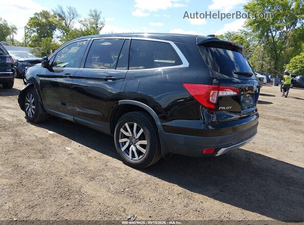 5FNYF6H57KB024692 2019 HONDA PILOT Черный Задняя левая четверть