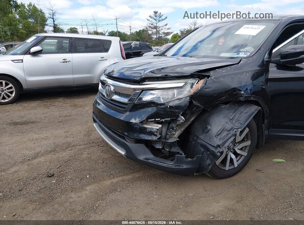 5FNYF6H57KB024692 2019 HONDA PILOT Черный Вид спереди