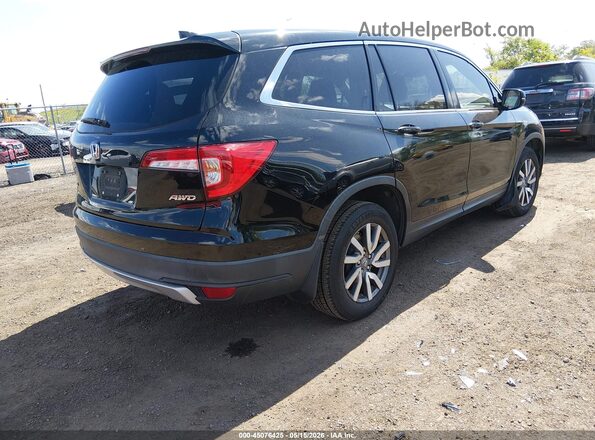 5FNYF6H57KB024692 2019 HONDA PILOT Черный Задняя правая четверть