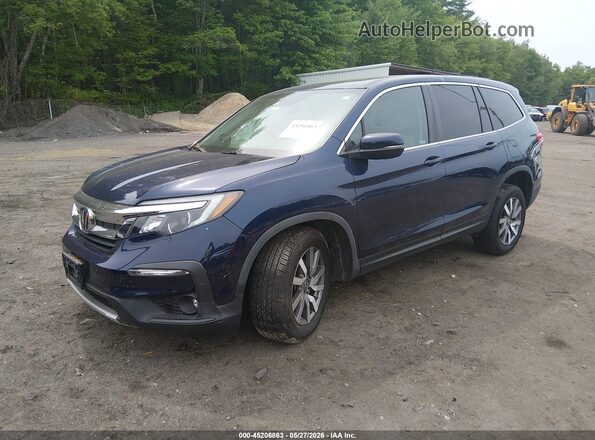 5FNYF6H57KB086898 2019 HONDA PILOT Blue Przód lewy