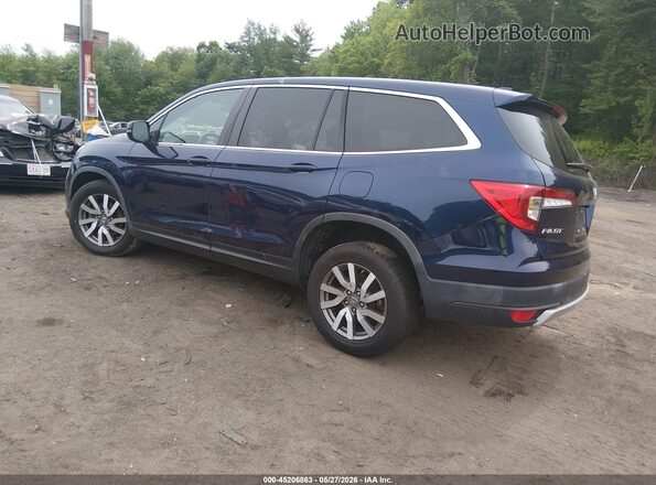 5FNYF6H57KB086898 2019 HONDA PILOT Blue Tył lewy