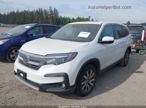 5FNYF6H57LB021647 2020 HONDA PILOT White წინა მარცხენა ხედი სამი მეოთხედიდან