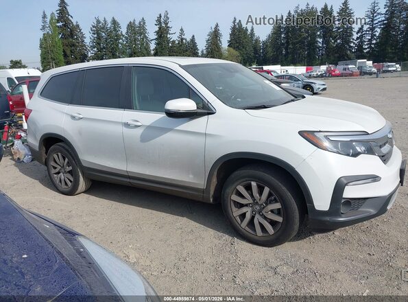 5FNYF6H57LB021647 2020 HONDA PILOT White უკანა სალონის ხედი