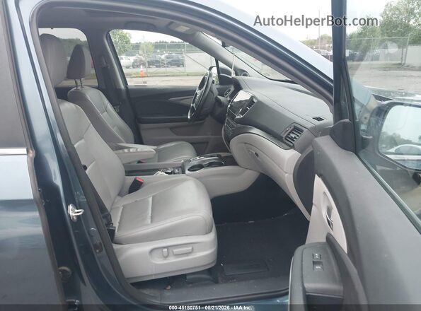 5FNYF6H57MB004106 2021 HONDA PILOT Blue Вид салону спереду