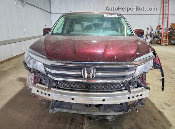 5FNYF6H58HB031577 2017 HONDA PILOT Burgundy 