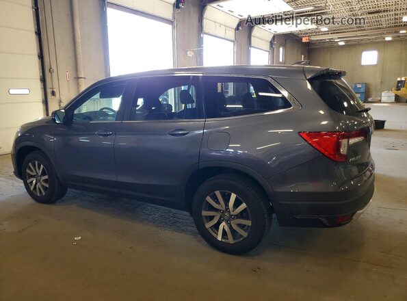 5FNYF6H58KB097036 2019 HONDA PILOT Gray Задня ліва чверть