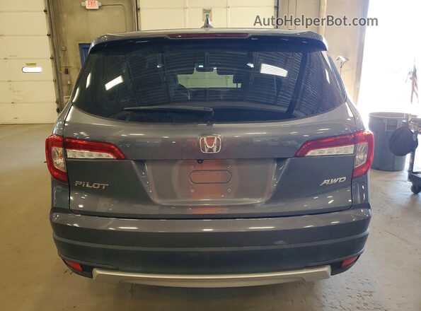 5FNYF6H58KB097036 2019 HONDA PILOT Gray Вид ззаду