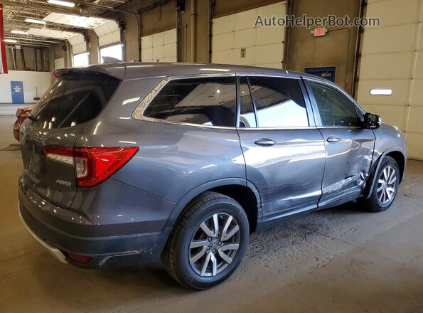 5FNYF6H58KB097036 2019 HONDA PILOT Gray Задня права чверть