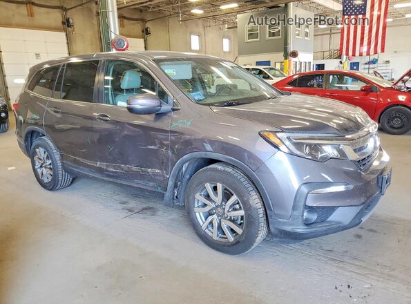 5FNYF6H58KB097036 2019 HONDA PILOT Gray Передня права чверть