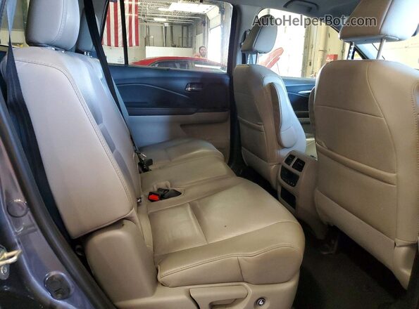 5FNYF6H58KB097036 2019 HONDA PILOT Gray Вид задньої частини салону