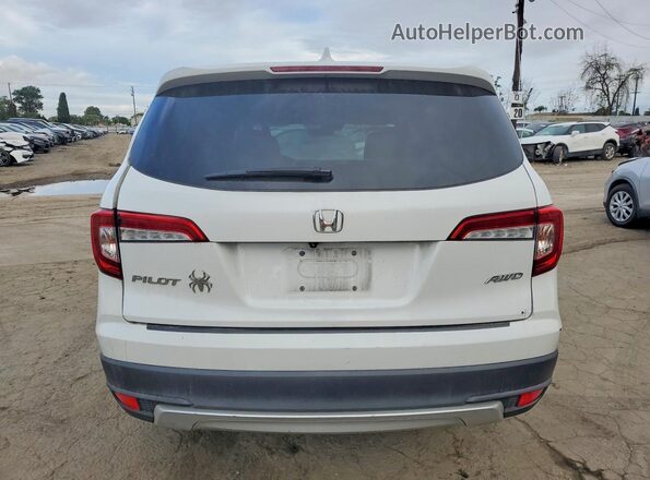 5FNYF6H58LB067858 2020 HONDA PILOT Белый Вид сзади