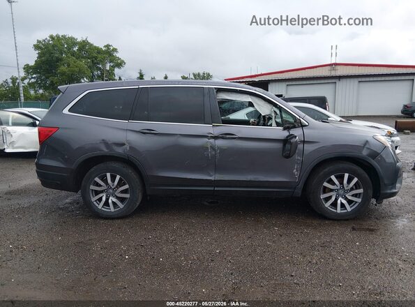 5FNYF6H59LB025599 2020 HONDA PILOT Gray უკანა სალონის ხედი