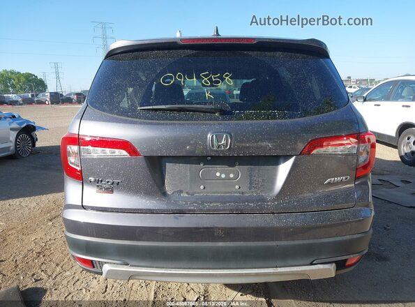 5FNYF6H59MB094858 2021 HONDA PILOT Gray 