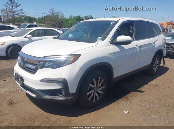 5FNYF6H59NB009227 2022 HONDA PILOT Белый Передняя левая четверть