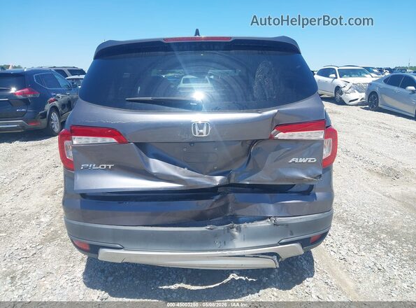 5FNYF6H5XKB078052 2019 HONDA PILOT Gray 