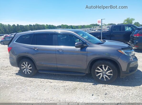 5FNYF6H5XKB078052 2019 HONDA PILOT Gray Widok wnętrza 360 stopni