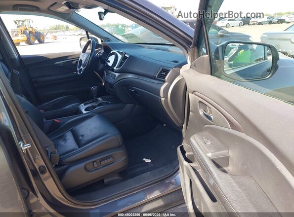 5FNYF6H5XKB078052 2019 HONDA PILOT Gray Widok wnętrza z przodu