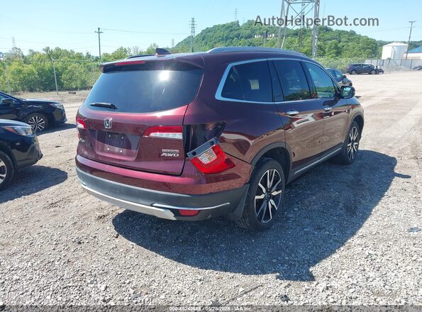 5FNYF6H63KB090388 2019 HONDA PILOT Burgundy Rear right