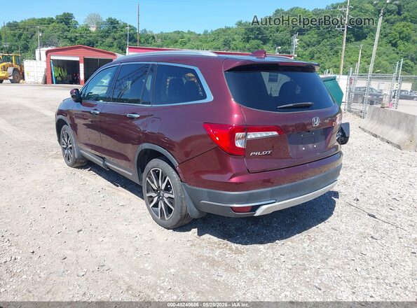 5FNYF6H63KB090388 2019 HONDA PILOT Burgundy Rear left