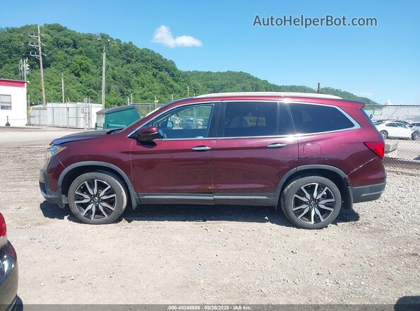 5FNYF6H63KB090388 2019 HONDA PILOT Burgundy 