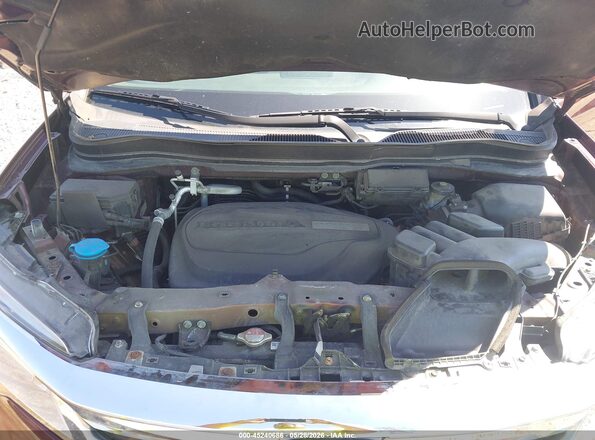 5FNYF6H63KB090388 2019 HONDA PILOT Burgundy Rear view