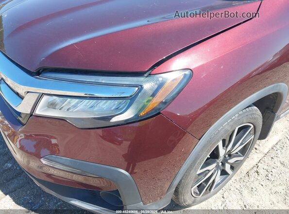 5FNYF6H63KB090388 2019 HONDA PILOT Burgundy 