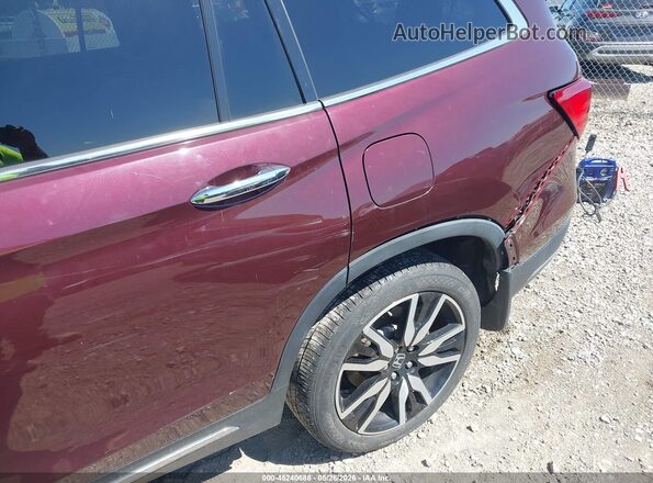 5FNYF6H63KB090388 2019 HONDA PILOT Burgundy 
