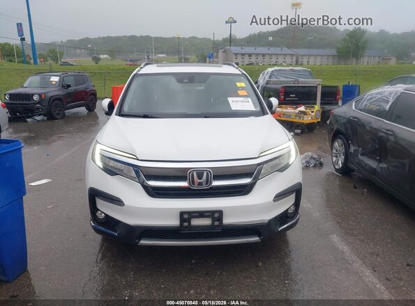 5FNYF6H67LB003903 2020 HONDA PILOT White Vista del cuadro de instrumentos