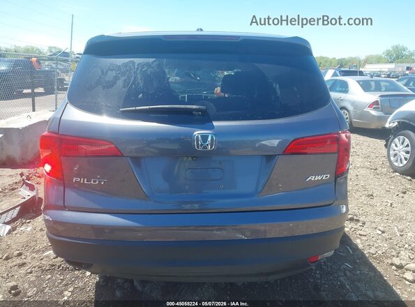 5FNYF6H72HB009558 2017 HONDA PILOT Gray 