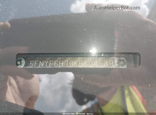 5FNYF6H79KB504539 2019 HONDA PILOT White Engine compartment view
