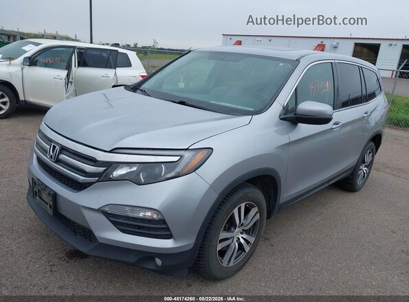 5FNYF6H82HB097794 2017 HONDA PILOT Silver Առջևի ձախ երեք քառորդ տեսարան