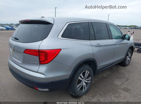 5FNYF6H82HB097794 2017 HONDA PILOT Silver Հետևի աջ