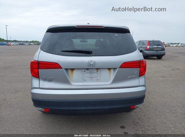 5FNYF6H82HB097794 2017 HONDA PILOT Silver 