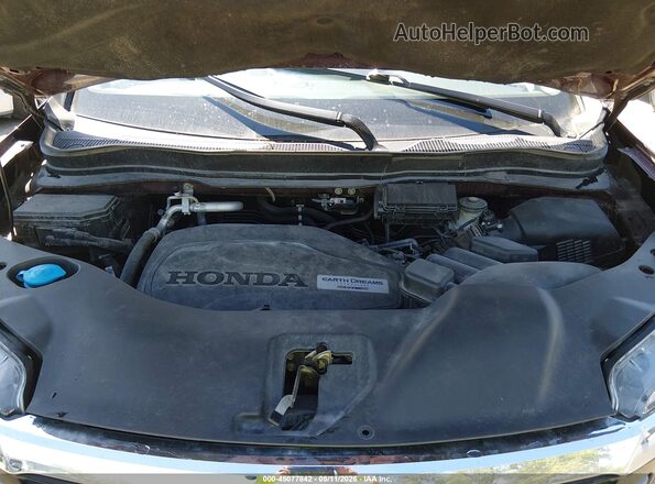 5FNYF6H84JB033617 2018 HONDA PILOT Burgundy Հետևի տեսք