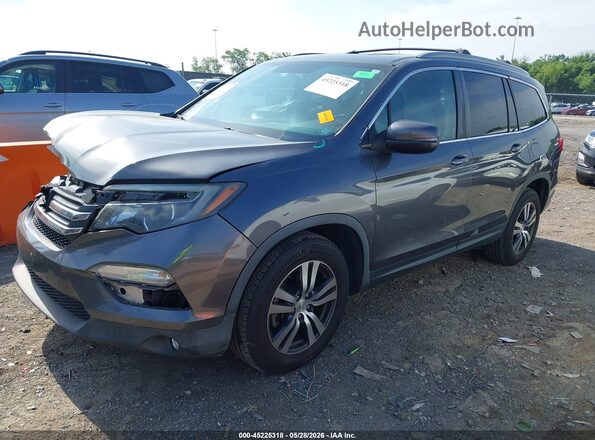 5FNYF6H85HB010146 2017 HONDA PILOT Gray 