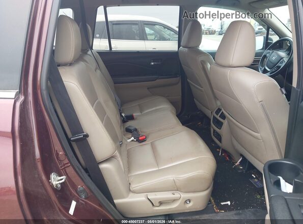 5FNYF6H87GB094937 2016 HONDA PILOT Maroon VIN կոդի պիտակի տեսք