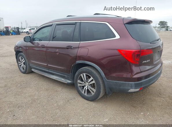 5FNYF6H87GB094937 2016 HONDA PILOT Maroon Հետևի ձախ