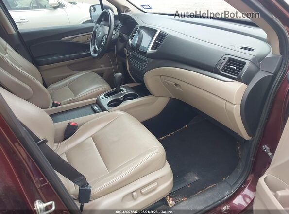 5FNYF6H87GB094937 2016 HONDA PILOT Maroon Սալոնի դիմացի տեսք