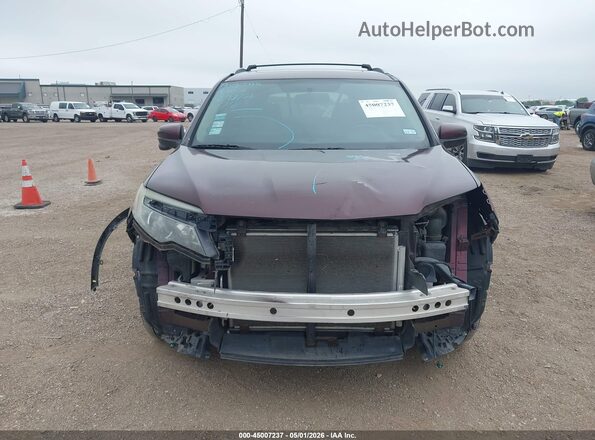 5FNYF6H87GB094937 2016 HONDA PILOT Maroon Դիմացի տեսք