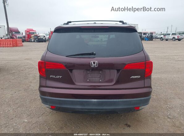 5FNYF6H87GB094937 2016 HONDA PILOT Maroon 