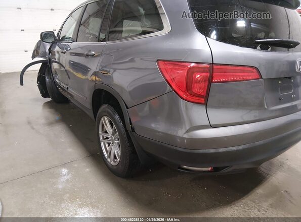 5FNYF6H87HB070980 2017 HONDA PILOT Gray 
