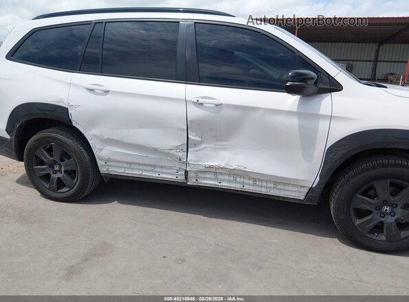 5FNYF6H88NB094359 2022 HONDA PILOT White წინა ხედი