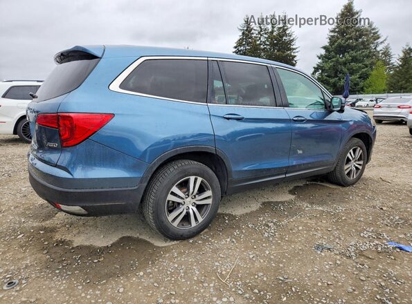 5FNYF6H89GB098231 2016 HONDA PILOT Синий Задняя правая четверть